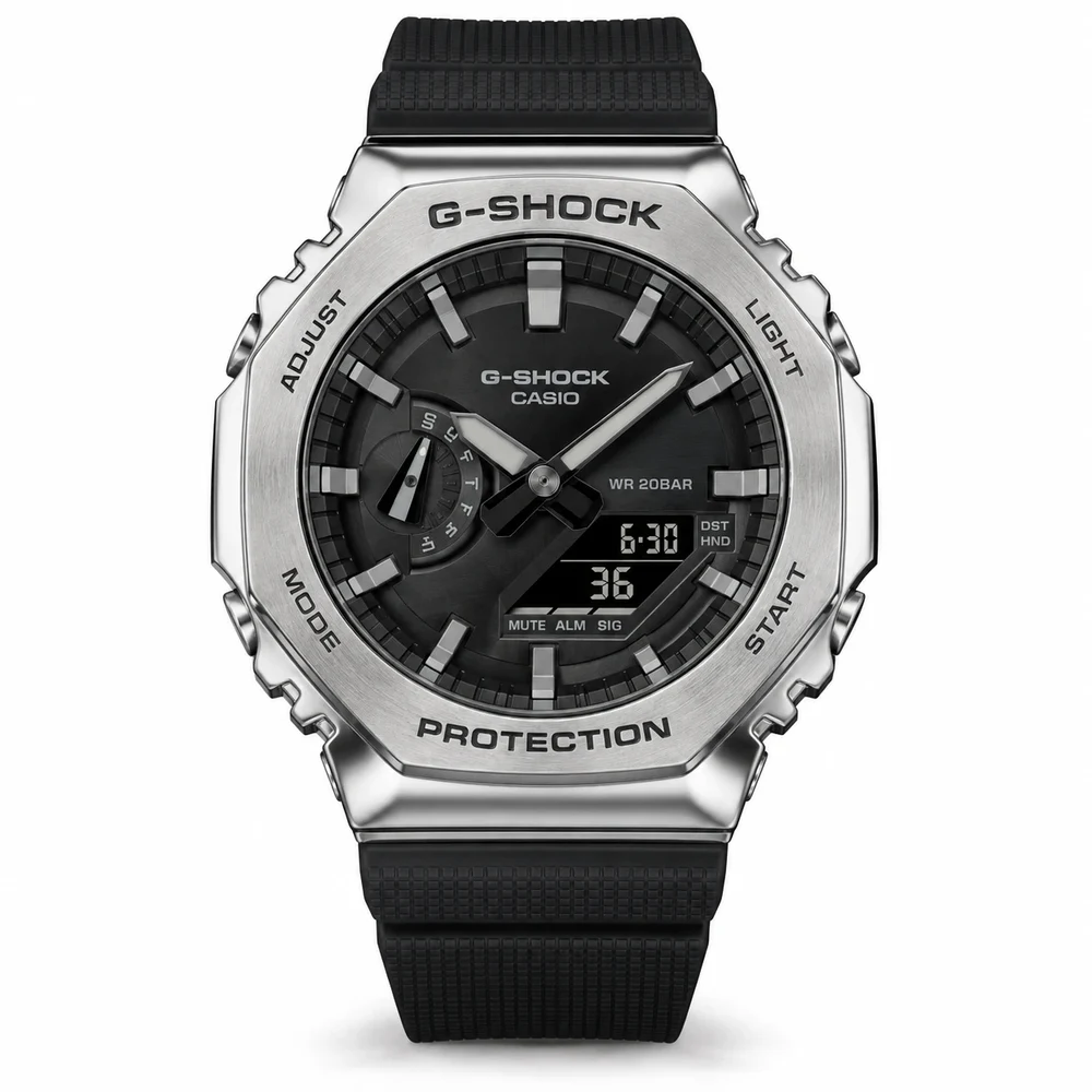 Casio G-Shock GM-2100-1A vỏ kim loại